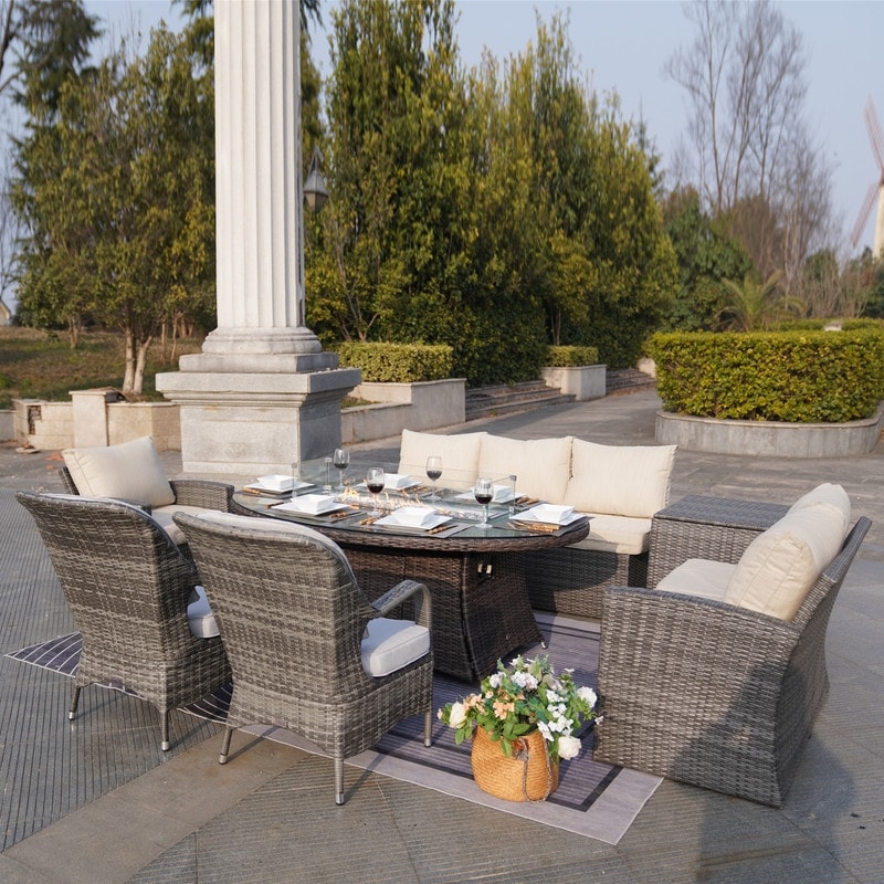 Glass Oval Outdoor Dining Sets Bed Bath Beyond