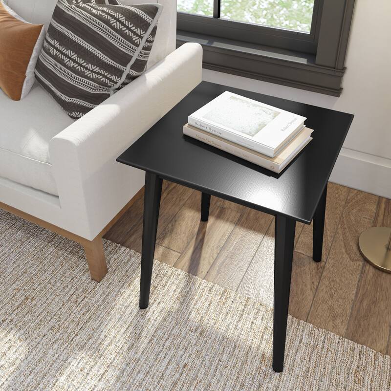 Plank and Beam Mid-Century Modern Square Side Table - 20" x 20"