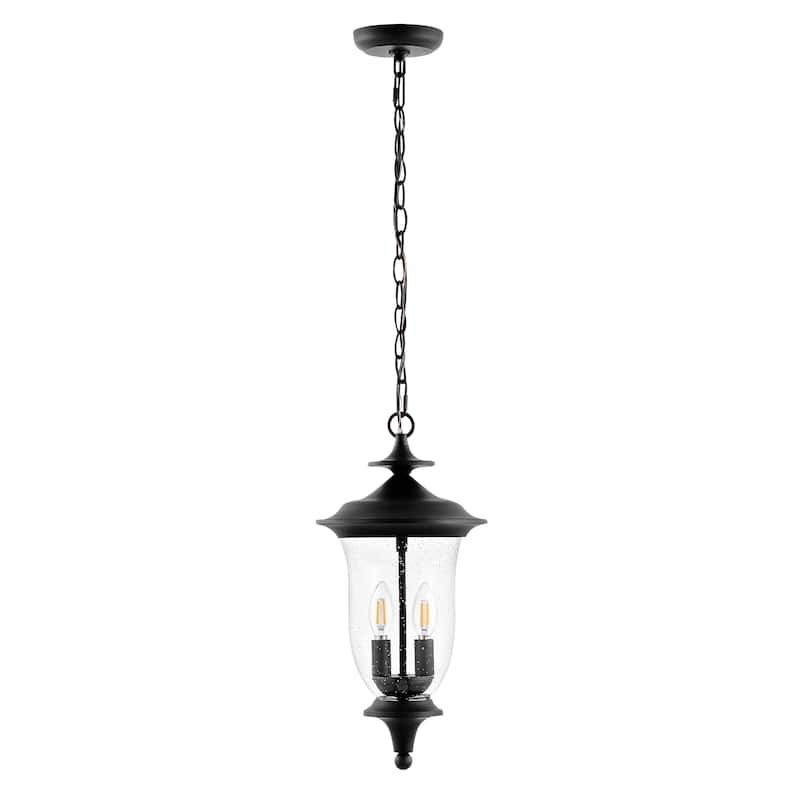 SAFAVIEH Lighting Dowell Outdoor Pendant - 9"W x 9"D x 96"H