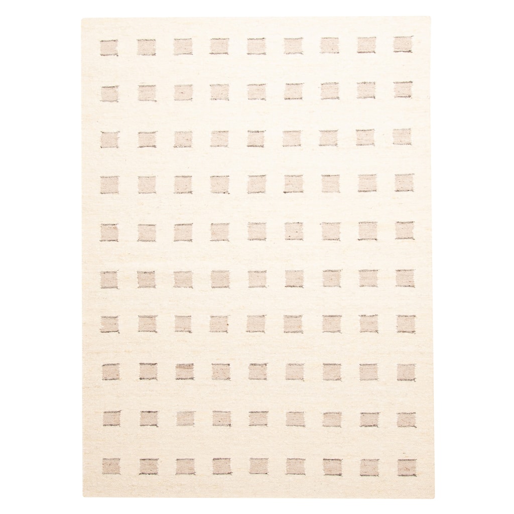 ECARPETGALLERY Braid weave Sienna Cream Wool Rug - 5'4 x 7'6