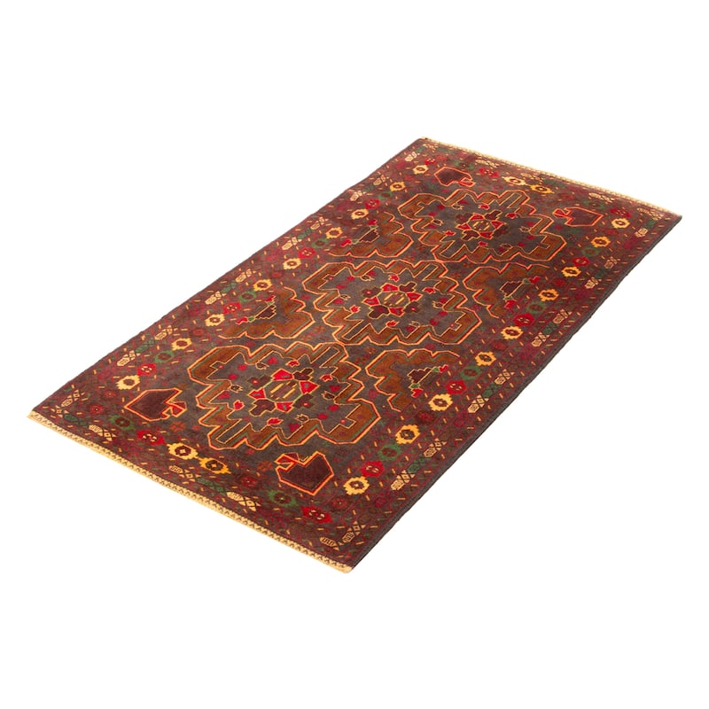 ECARPETGALLERY Hand-knotted Teimani Grey Wool Rug - 3'5 x 6'5