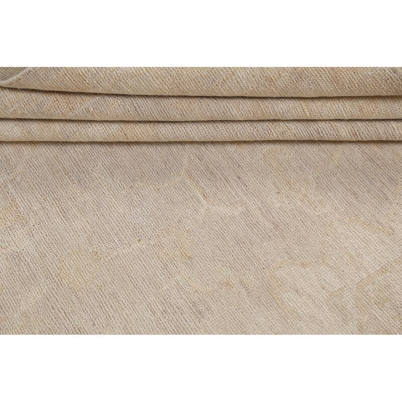 Vegetable Dye Muted Oushak Turkish Oriental Wool Area Rug Hand-knotted - 8'1" x 10'5"
