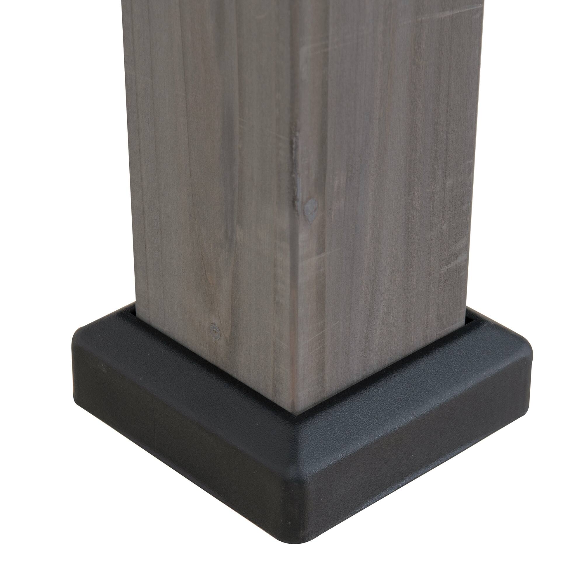 Sunjoy Archwood 13 ft. x 15 ft. Cedar Framed Gazebo with Black Steel 2