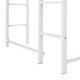 preview thumbnail 9 of 27, Twin Metal Loft Bed with 2 Shelves and one Desk staircase