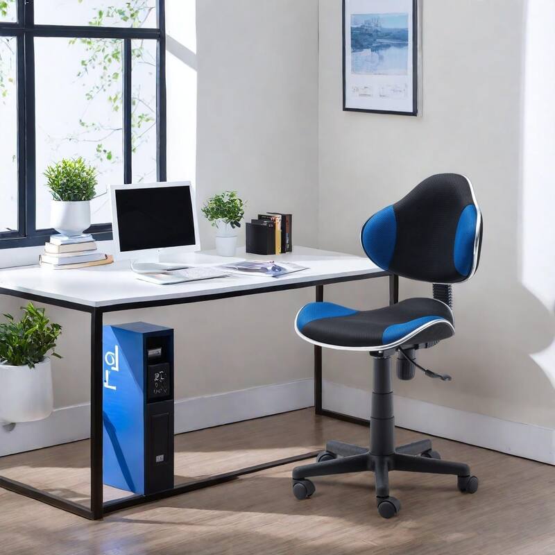 JJS Ergonomic Mesh Office Chair Adjustable Lumbar Support Computer Desk Chair