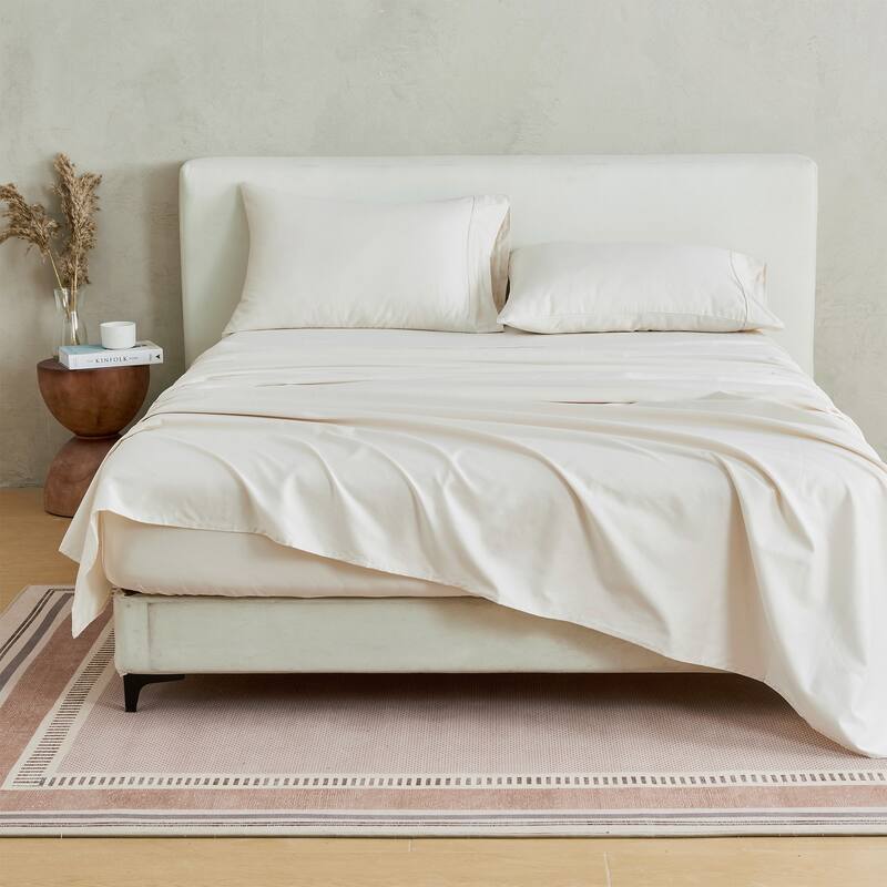 Linery & Co. 100% Cotton Sateen Sheet Set