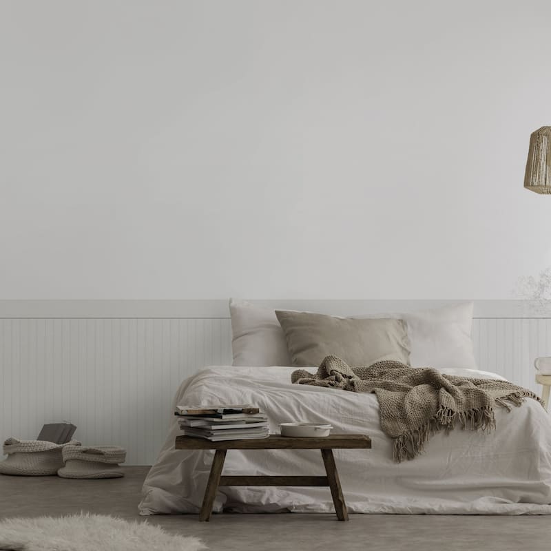 Galerie Wallcoverings Woods and Wicker Collection Dado Panel Double Width Matte Finish Vinyl on Non-woven Wallpaper Roll