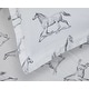 preview thumbnail 3 of 1, Printed Design Cotton Collection 400 Thread Count Horses Duvet Set