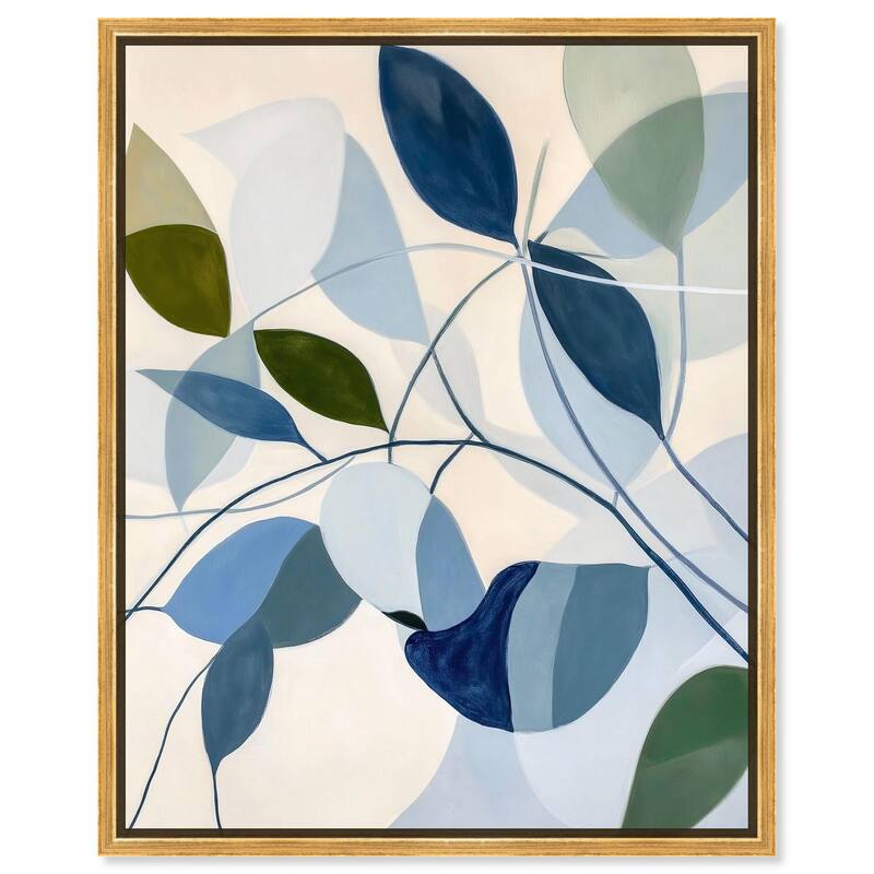 Woven Botanicals I Canvas by Art Remedy - 36" x 45" - Gold