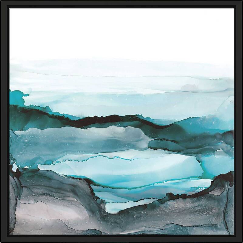 "Aquascape II" Print on Floating Canvas