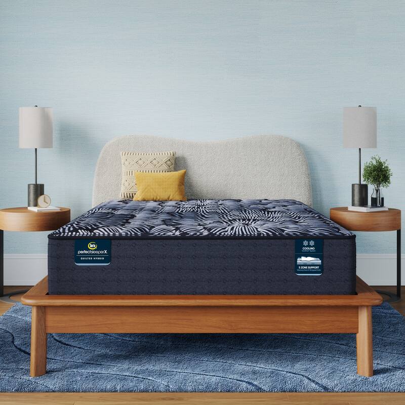 Serta Perfect Sleeper X Knox 13.5" Hybrid Firm Mattress Set
