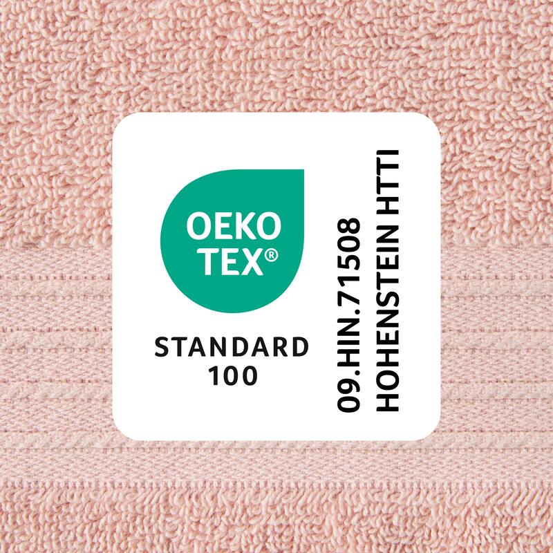 TOWN & COUNTRY EVERYDAY 4-Piece Solid Dobby Border Washcloth Set, 13x13-Inch, 100% Cotton