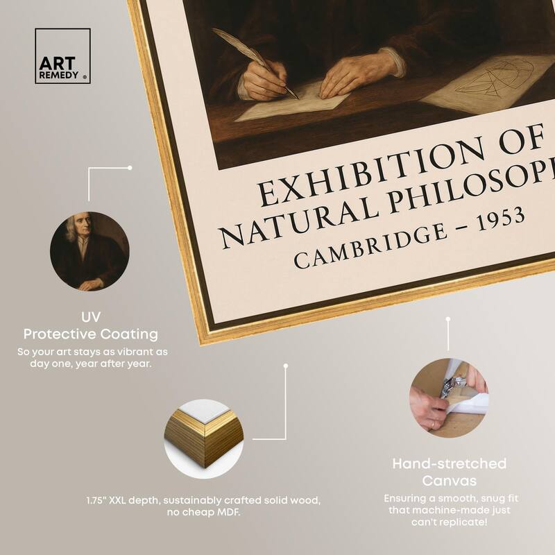 Newtonian Mind Canvas by Art Remedy