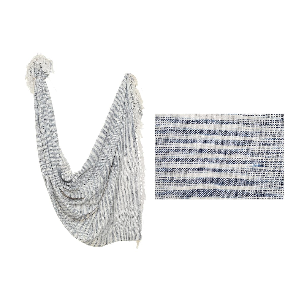 Cotton Slub Tie Dye Throw 50 X 60