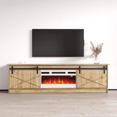 Granero WH-EF Electric Fireplace 79" TV Stand