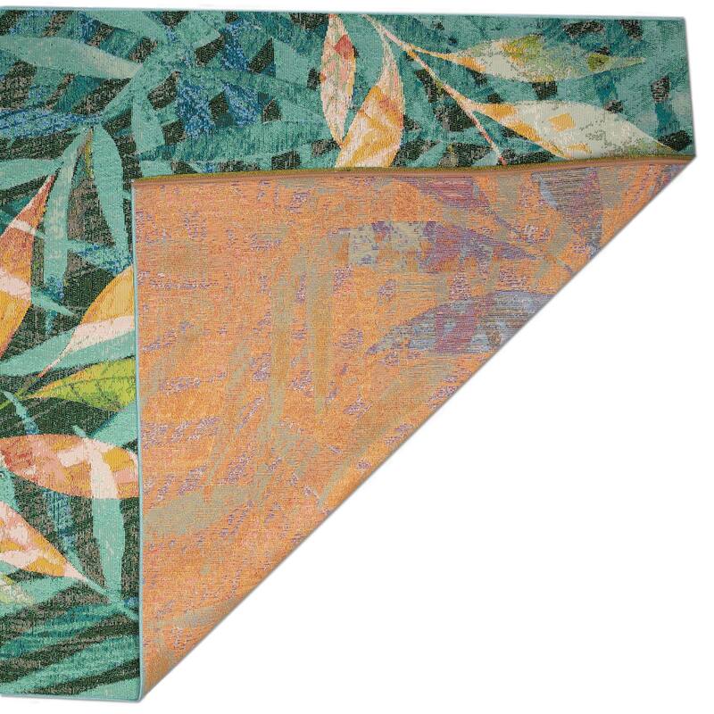 Liora Manne Marina Leaves Indoor/Outdoor Rug