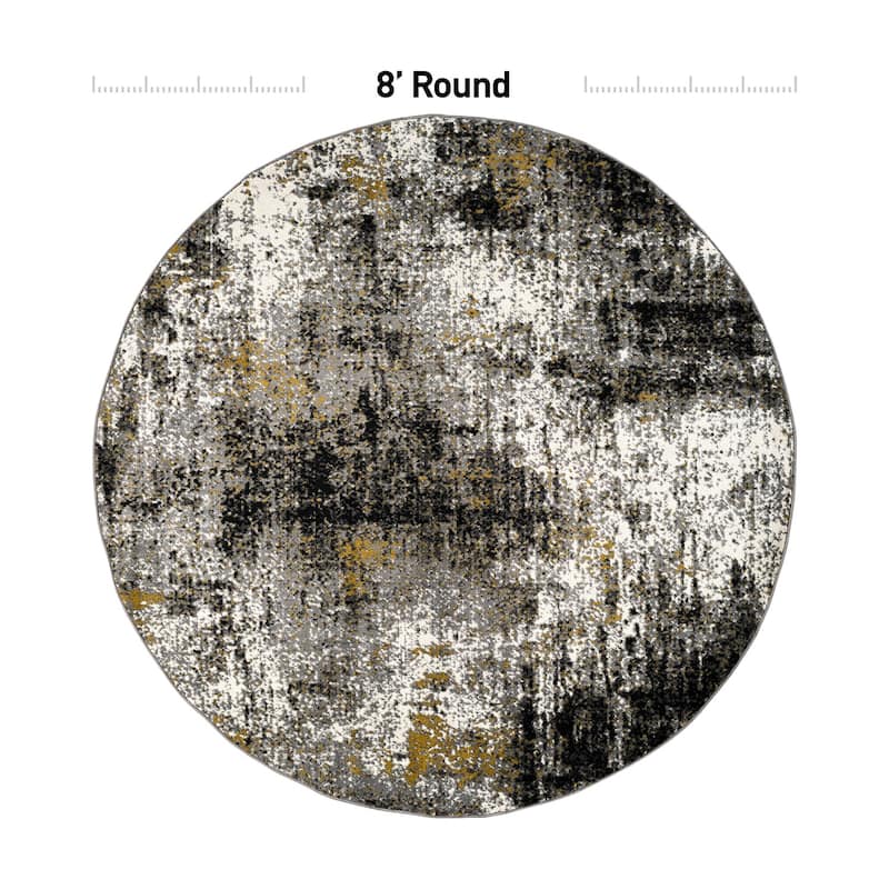 World Rug Gallery Adare Contemporary Abstract Area Rug