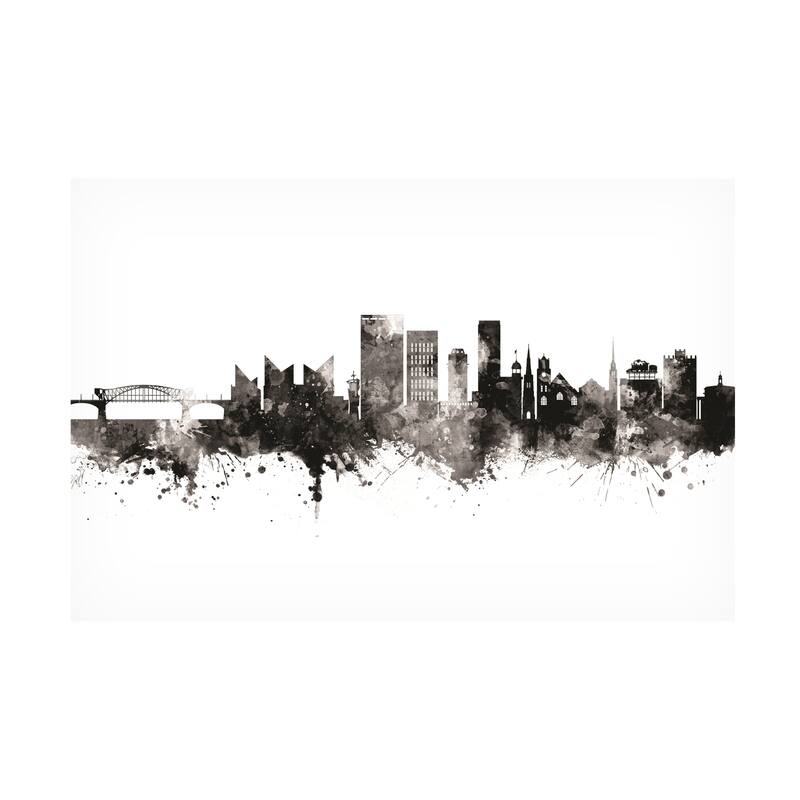 Michael Tompsett 'Chattanooga Tennessee Skyline' Canvas Art