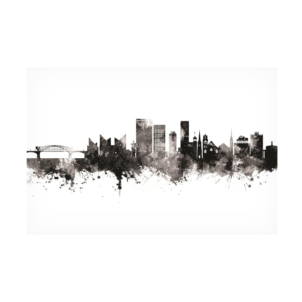 Michael Tompsett 'Chattanooga Tennessee Skyline' Canvas Art