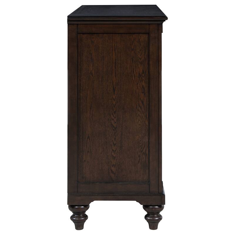 Andover 8-drawer Dresser and Mirror Dark Oak