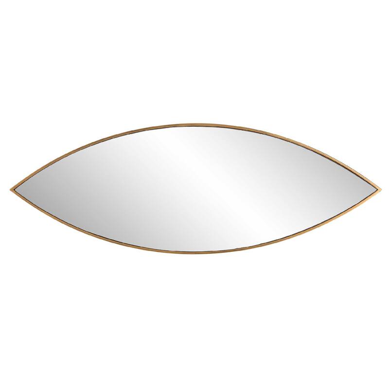 Ellipse Wall Mirror - 40" - Antique Gold
