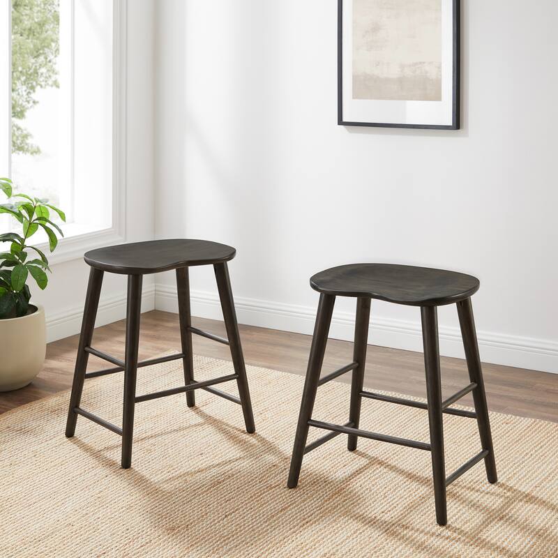 Crosley Maddox 2-Piece Counter Height Bar Stool Set