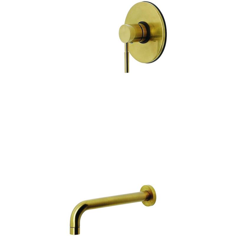 Kingston Brass KB633.DLTO Concord 10-13/16" Tub Spout with - Brushed Brass