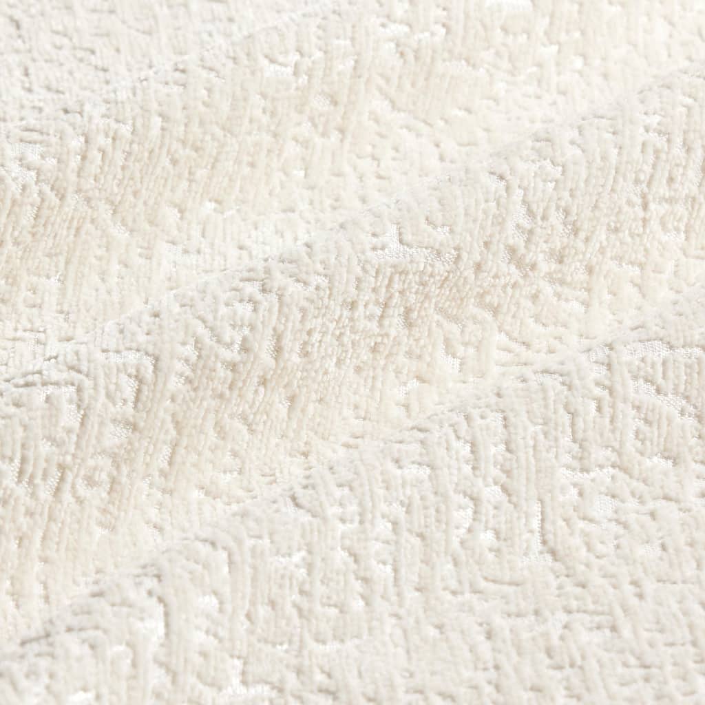 33 White Sofas White Chenille - Armless Seat and ottoman