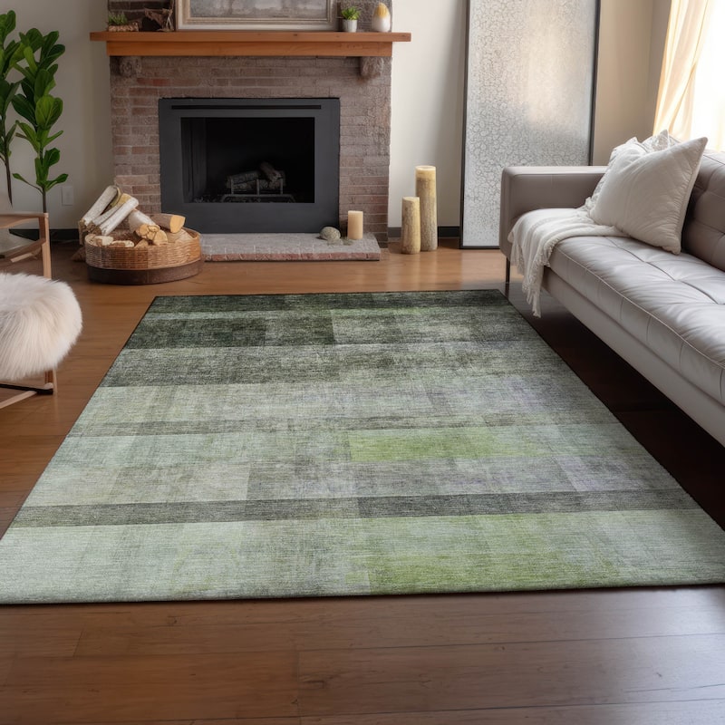 Premium Washable Super Soft Contemporary Ombre Mayfield Rug