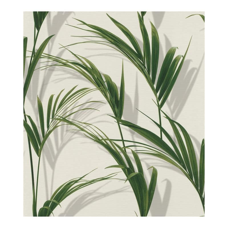 Rasch Cyperus Grey Reed Wallpaper - 20.5 x 396 x 0.025