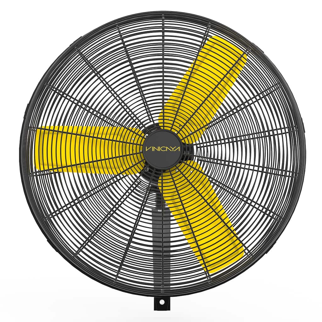 30" Industrial Oscillating 3-Speed Heavy Duty Wall Mount Fan