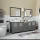 preview thumbnail 27 of 51, Vanity Art 84" Double Sink Bathroom Vanity Set with Engineered Marble Top and Free Mirrors