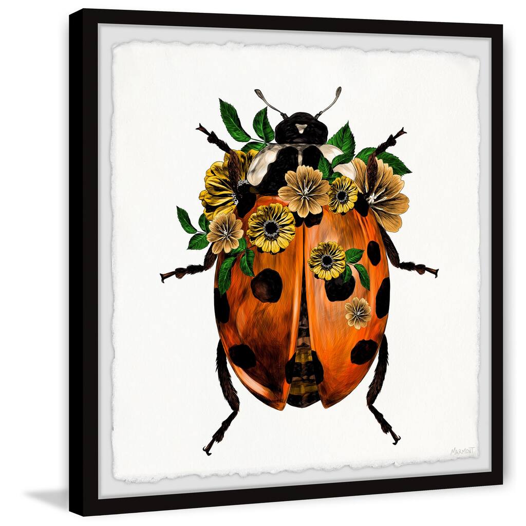 Sunflower Beetle Framed Print