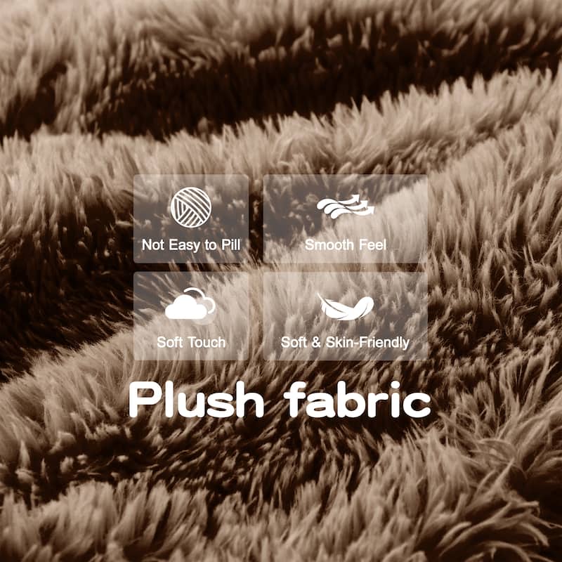 149'' Soft and Fluffy Plush Fabric,Boneless Sofa,Free Combination Buckle Connection