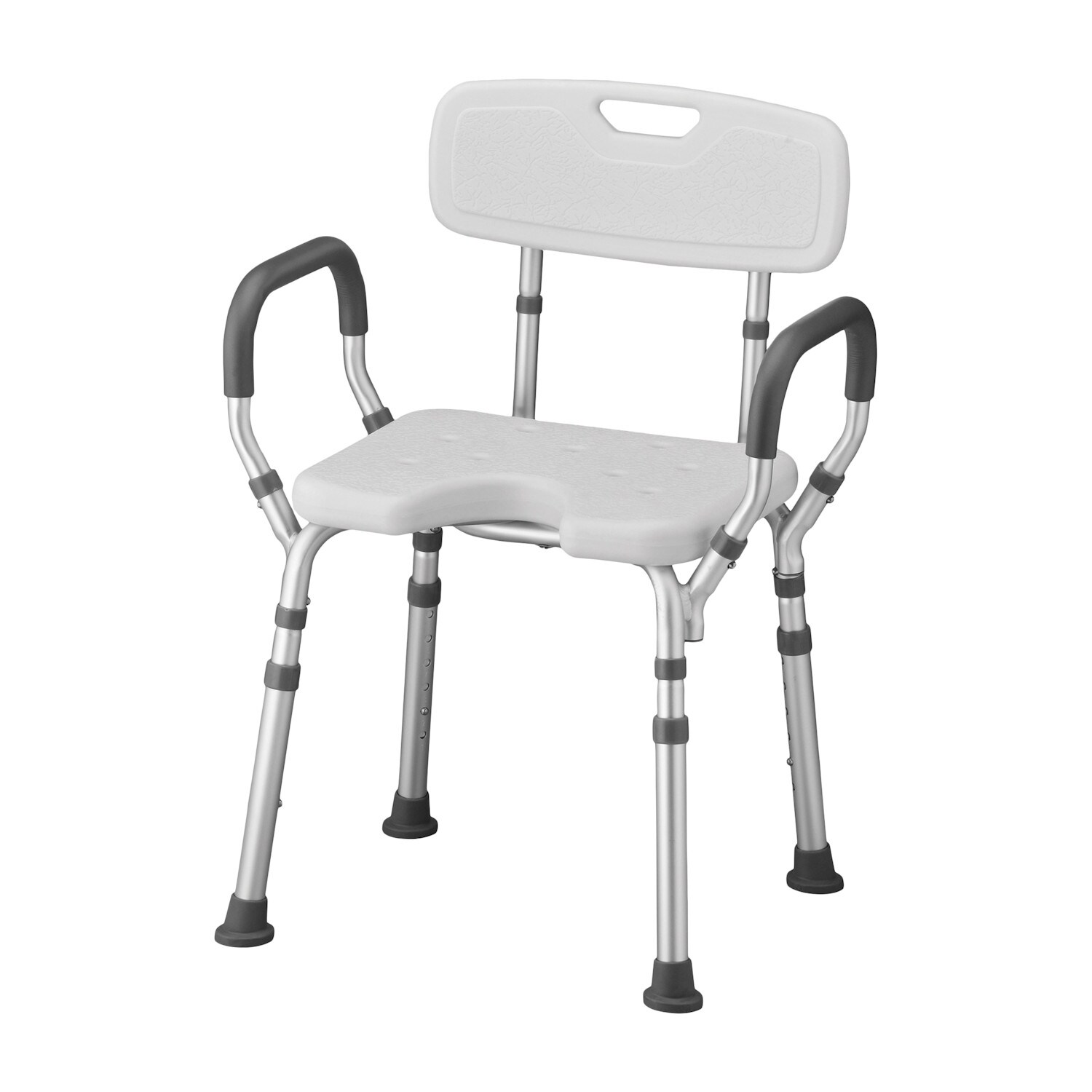 Shop Nova Medical Bath Chair With Cutout Adjustable Height Bath Seat Supports 300 Lbs White On Sale Overstock 30783919