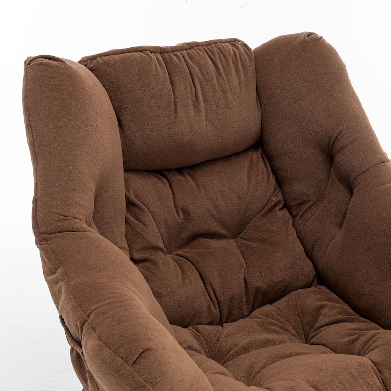 Accent Recliner Chair with Ottoman - Comfortable Upholstered Lounge Chair with Footrest, Ideal for Living Room, Bedroom