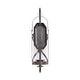 preview thumbnail 19 of 18, Bronze Metal Suspended Studded Fleur De Lis Wall Sconce with Scroll Details - 7 x 6 x 20