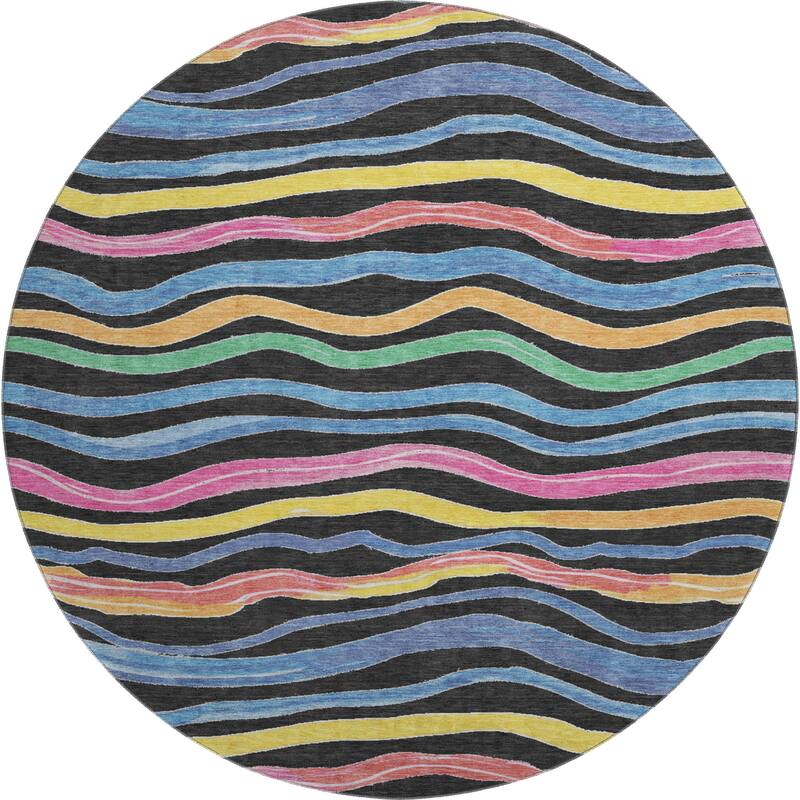 Premium Washable Super Soft Casual Stripes Mayfield Rug