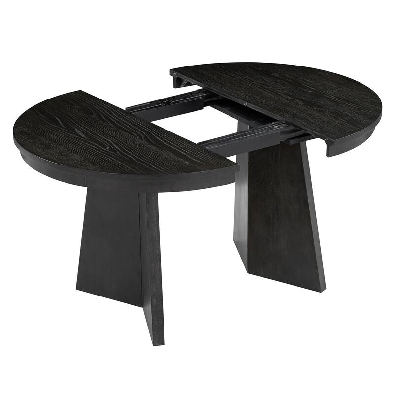 Extendable Dining Table with 16-inch Leaf