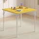 preview thumbnail 6 of 7, Boys and Girls Folding Table and Chairs Set of 5 Kids 5-Piece Folding Square Table and Chair Set Toddler Playing Drawing Set