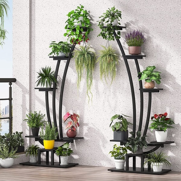 6-tier Tall Indoor Plant Stand Pack of 2 for Garden Balcony Living Room -  Bed Bath & Beyond - 36679125