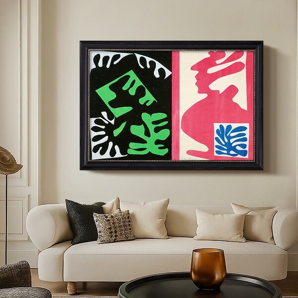 Composition Black and Red from Jazz 1947-Henri Matisse-Custom