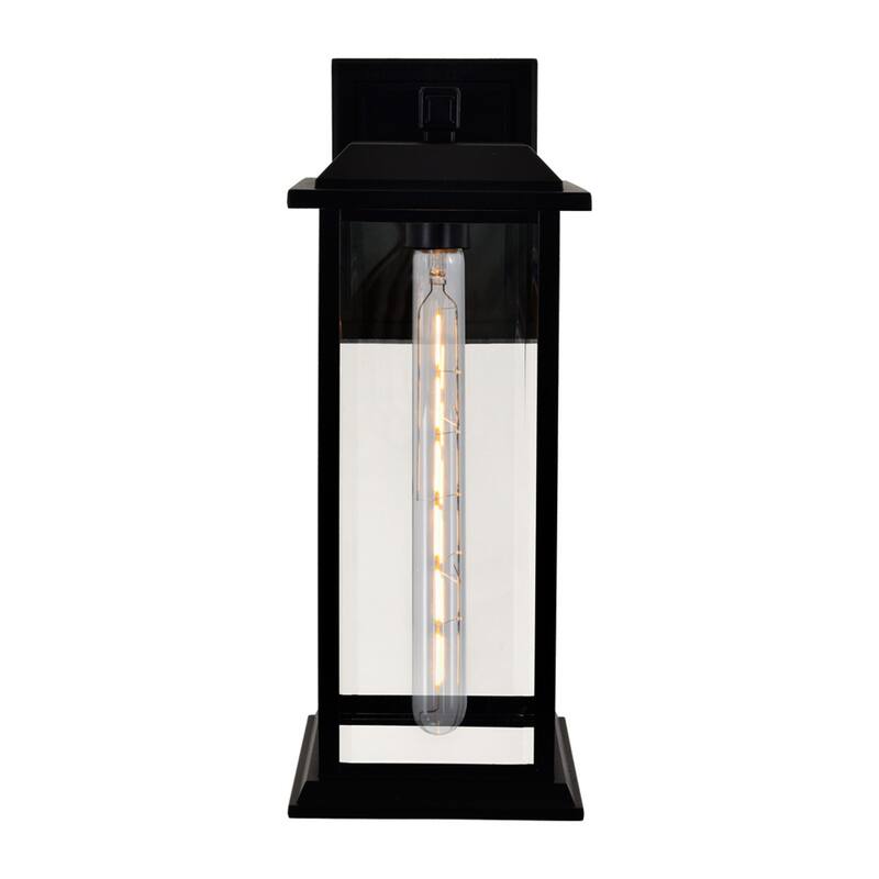 Blackbridge 1 Light Outdoor Black Wall Lantern