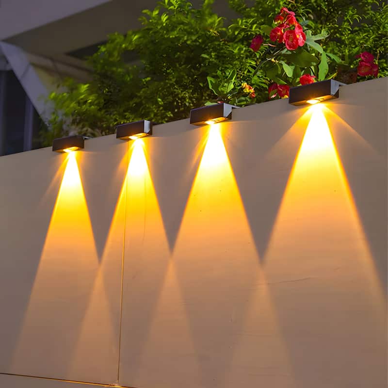 Solar Deck Light Fence Lights - 8 Packs