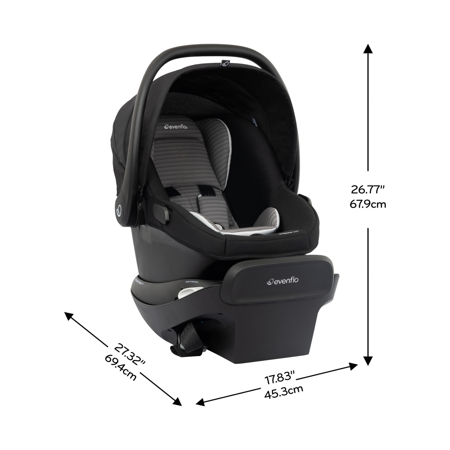 Evenflo Revolve180 LiteMax NXT Rotational Infant Car Seat - buybuy