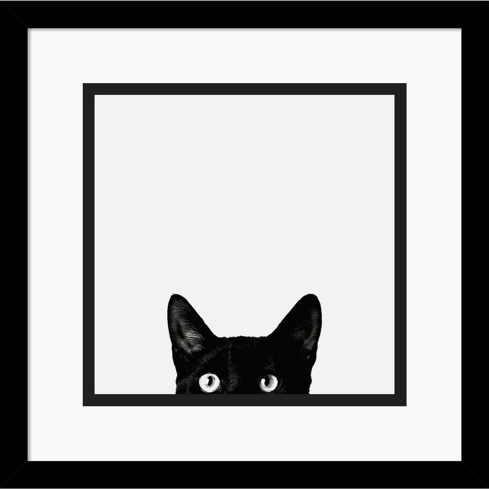 Framed Art Print 'Curiosity' by Jon Bertelli 13 x 13-inch