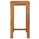 preview thumbnail 3 of 13, vidaXL Bar Table Outdoor Pub Patio Counter Height Table Solid Wood Acacia