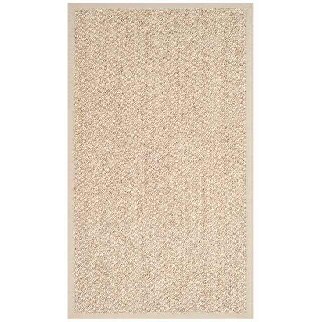 SAFAVIEH Giesela Natural Fiber Chunky Solid Color Sisal Area Rug