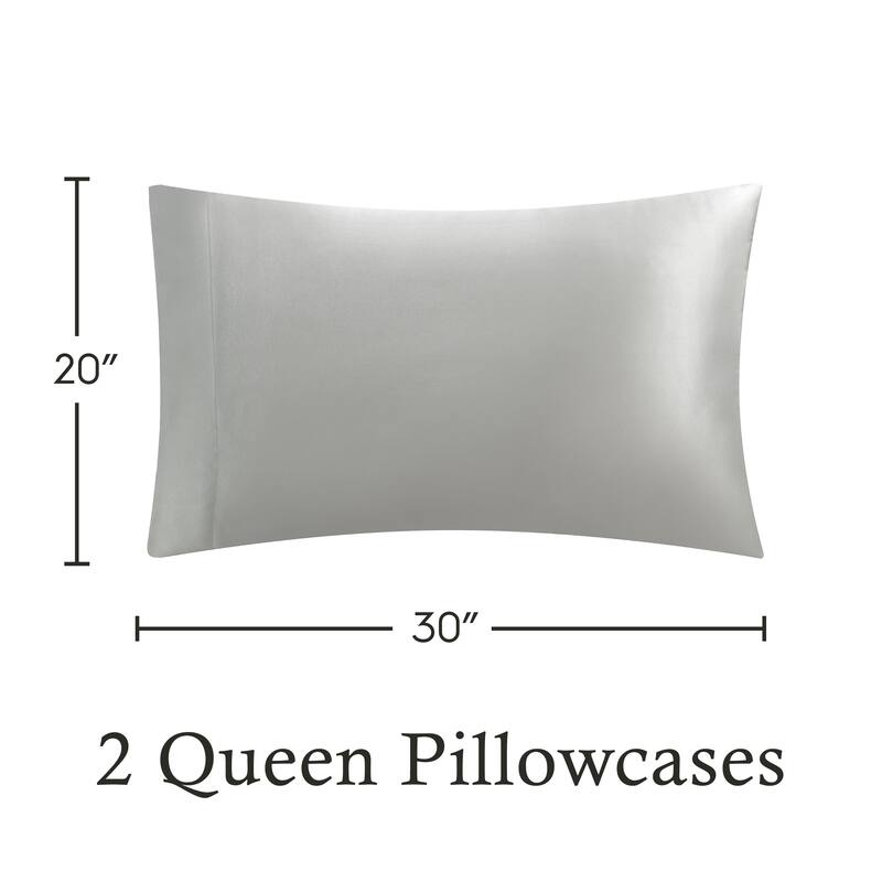 Juliette LeBlanc New York Silky Satin Pillowcase (Set of 2)