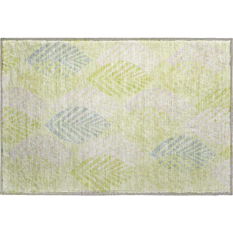 Premium Washable Super Soft Farmhouse Leaves Mayfield Rug